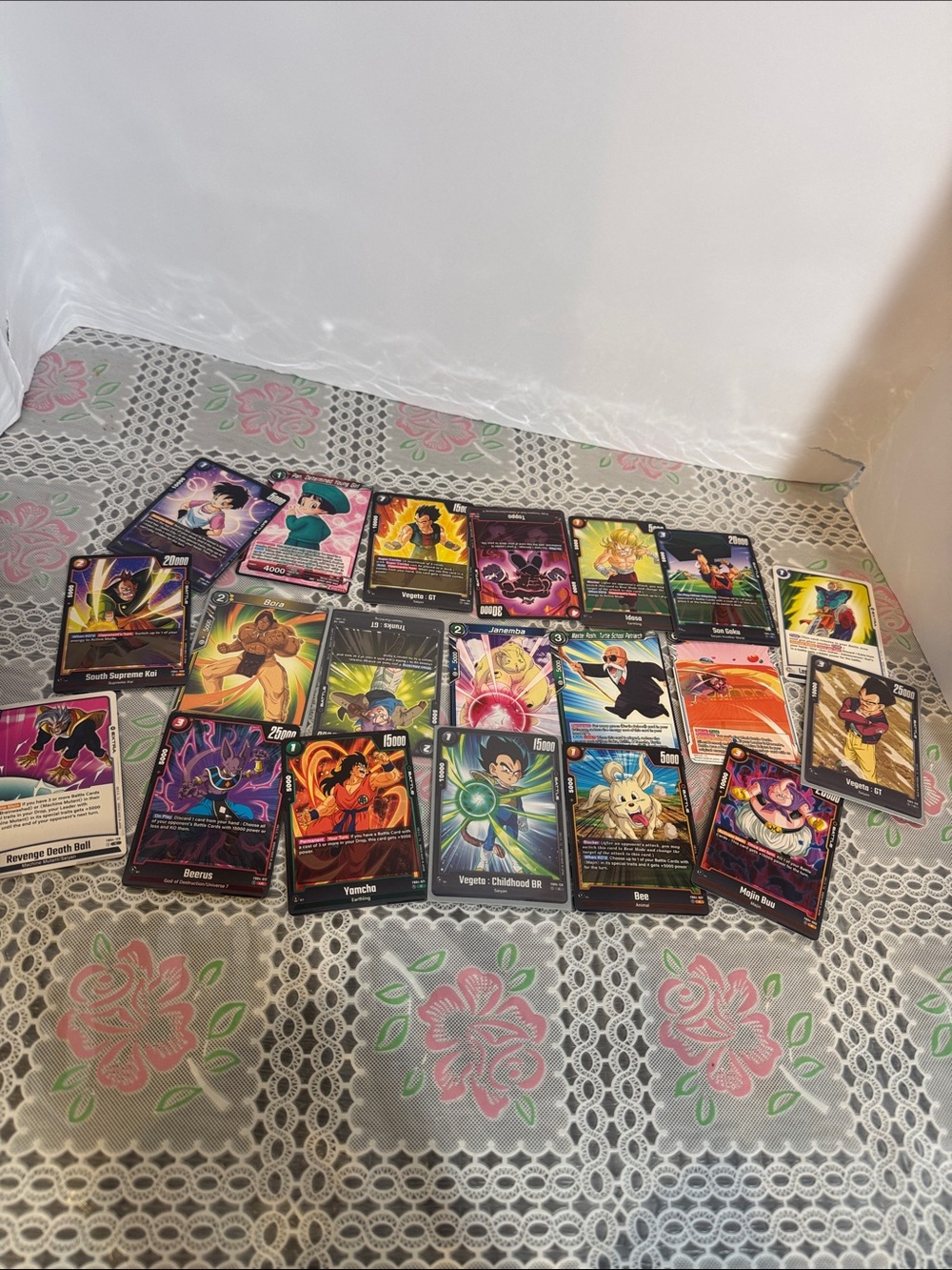 Dragon ball z trading cards lot of 20 piece